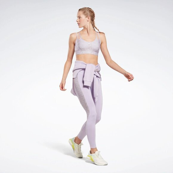 Reebok Women's Purple Leopard Print Sports Bra‎ Small - Picture 6 of 8